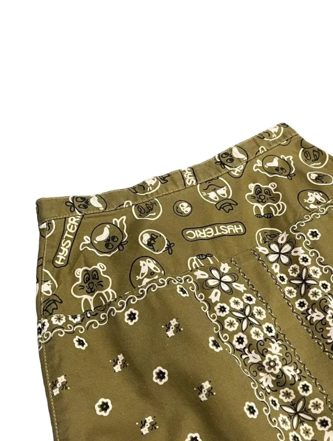 히스테릭글래머 페이즐리 랩 스커트 치마 상품이미지6