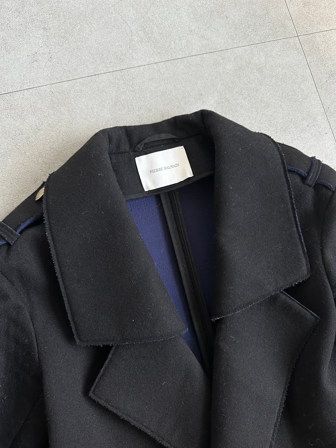 발망 나폴레옹 더블 브레스티드 코트 상품이미지3