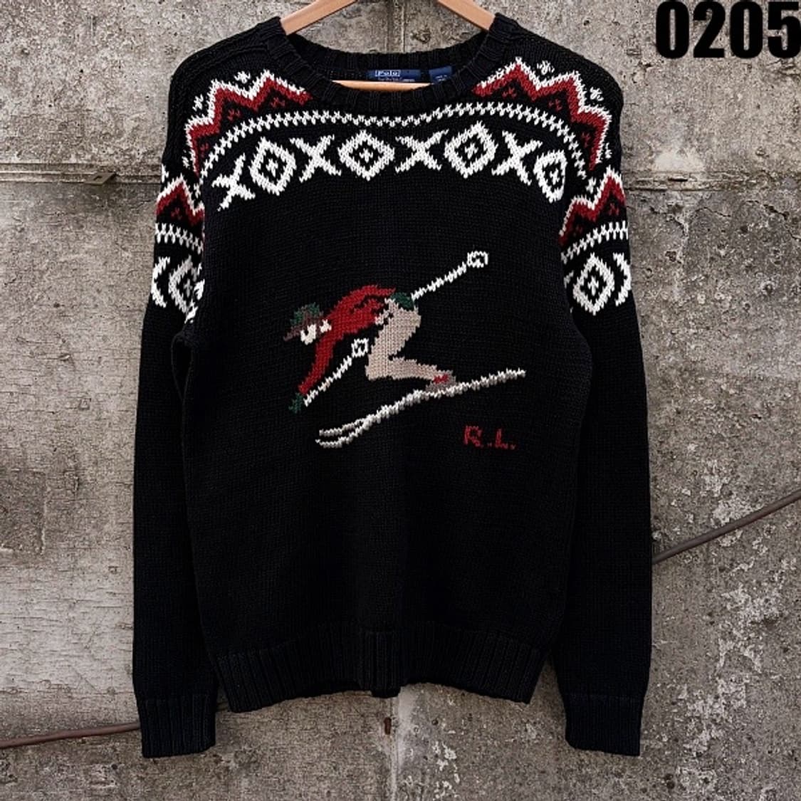 폴로 랄프로렌 스키 그래픽 니트 스웨터 L 0205  상품이미지1