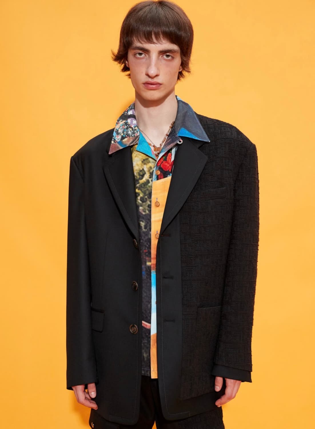 앤더슨벨 시그니처 22 자카드 울 자켓 S 상품이미지4