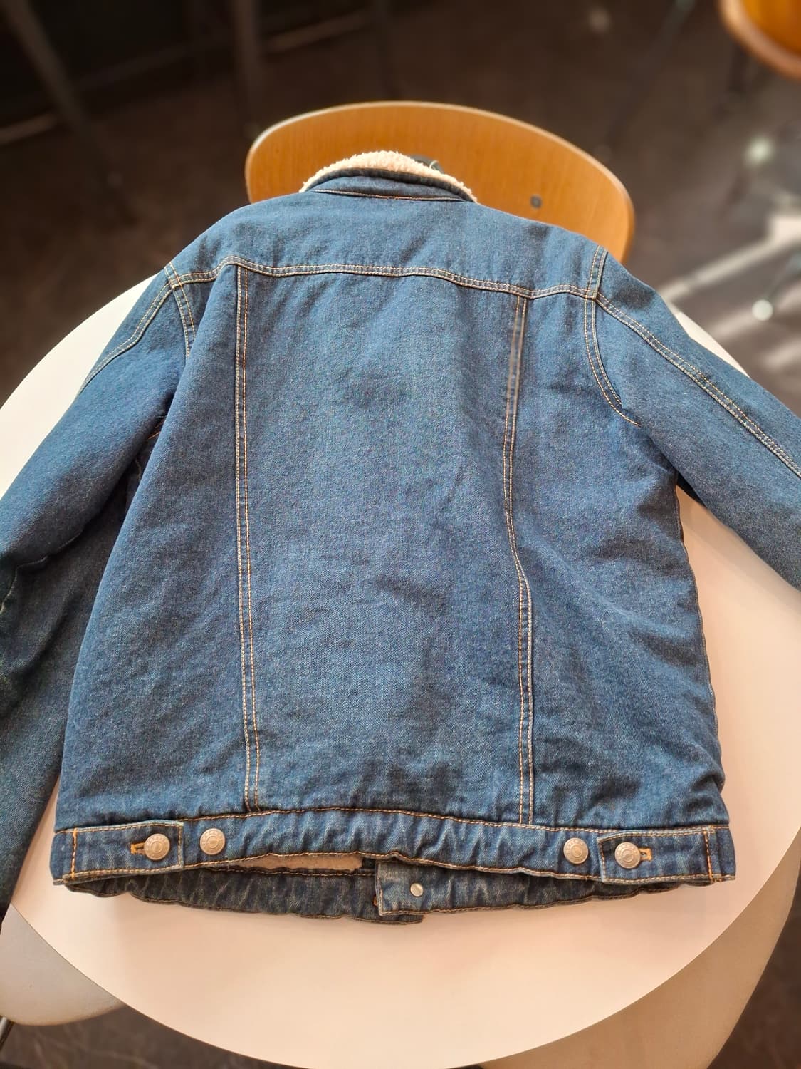 (마지막특가) 더스토리 퍼 데님자켓 상품이미지6