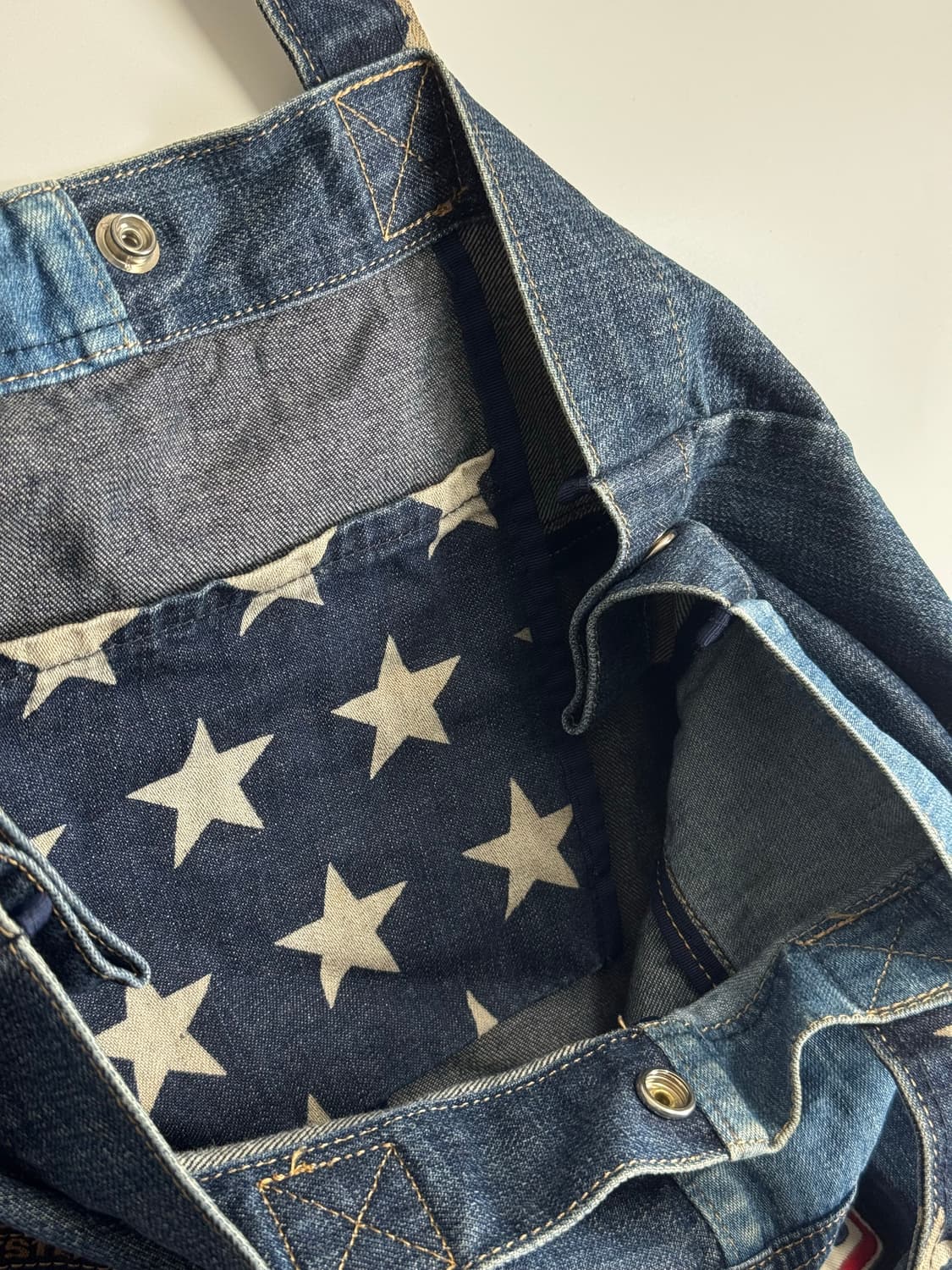 히스테릭글래머 빈티지 패치워크 데님 토트백 숄더백 가방 상품이미지5