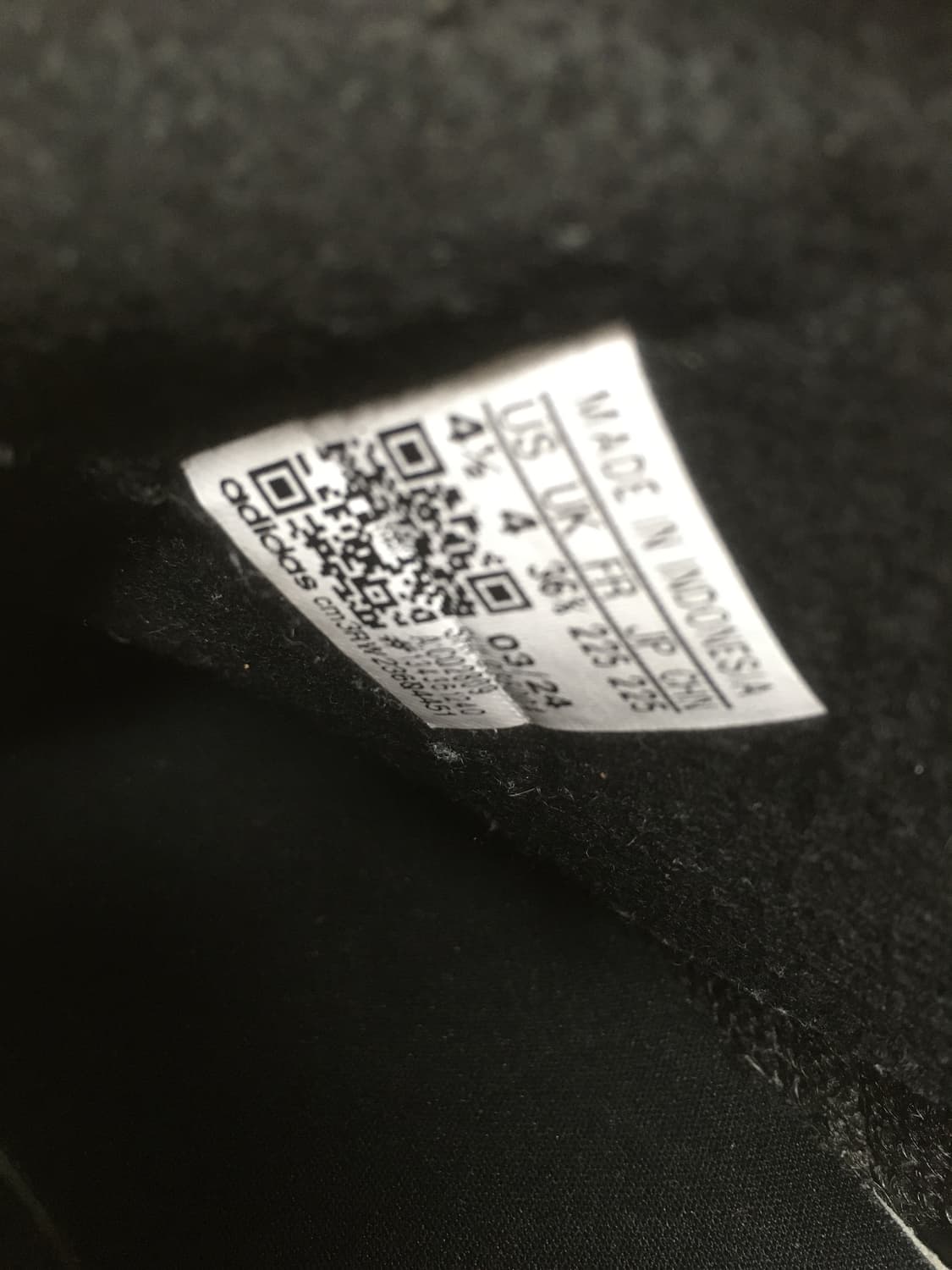 아디다스 가젤 트리플블랙 uk4 상품이미지6