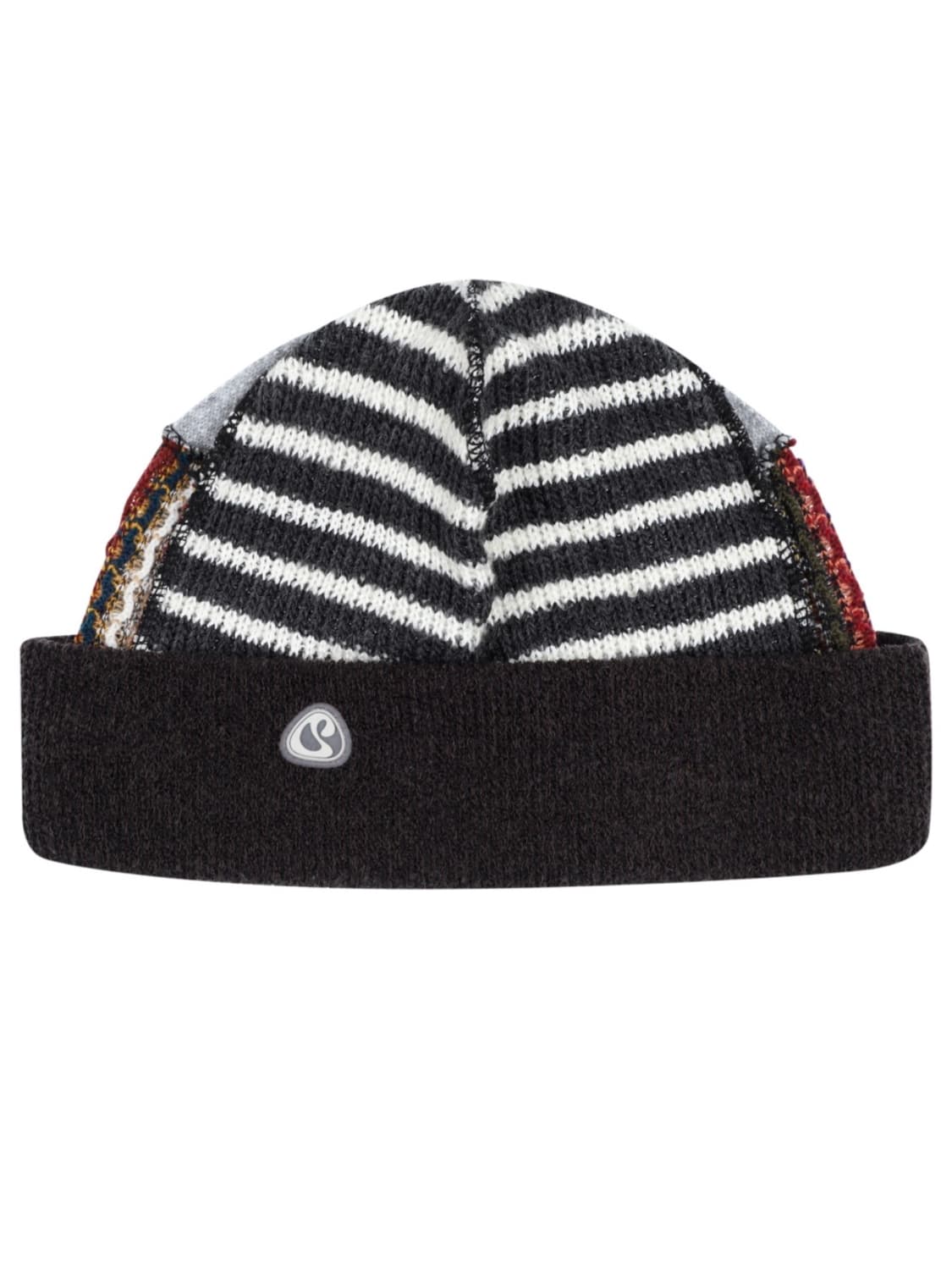 코이세이오 패치워크 비니 브라운 상품이미지1