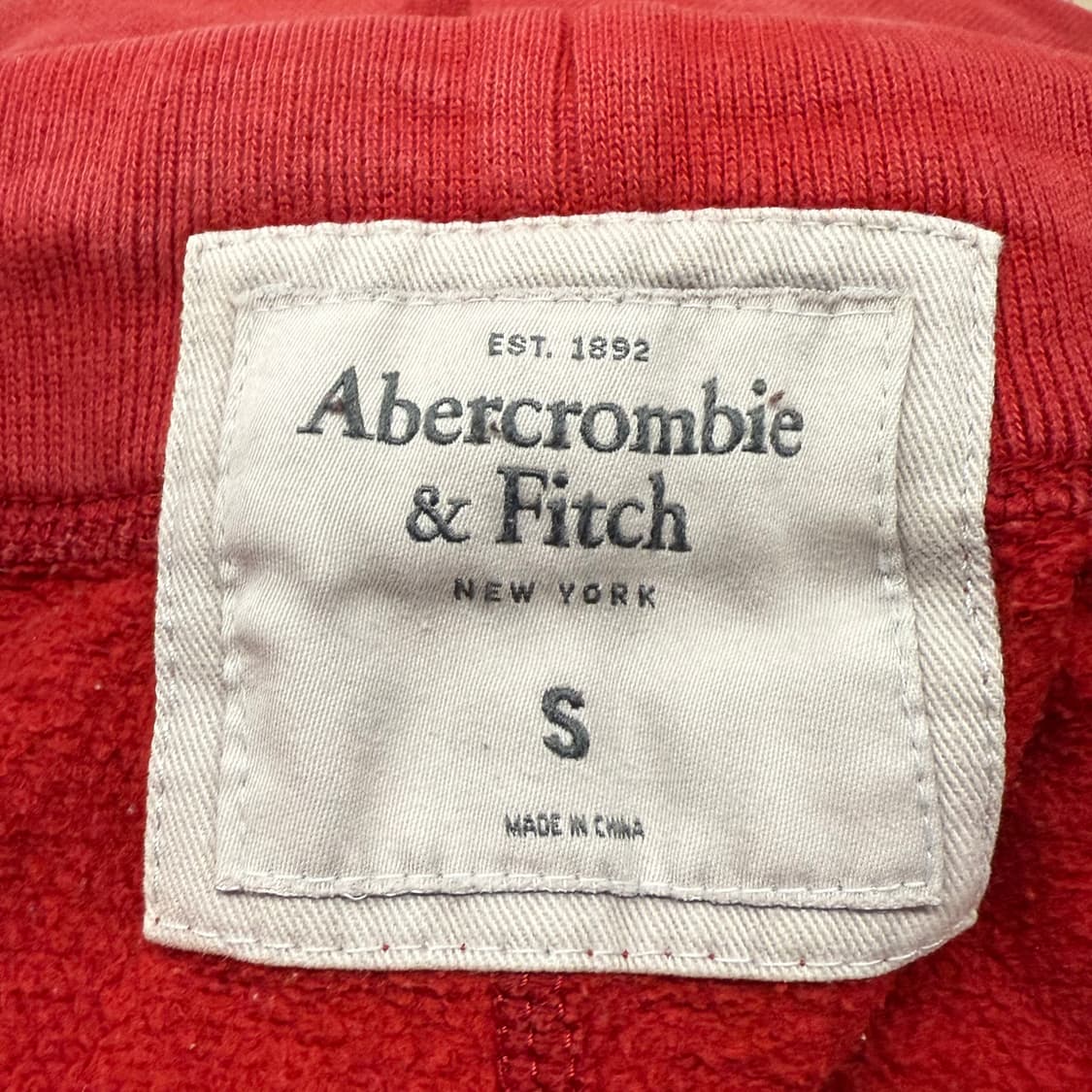 [정품/S] 아베크롬비 레드 조거 트레이닝 팬츠 b18 상품이미지4