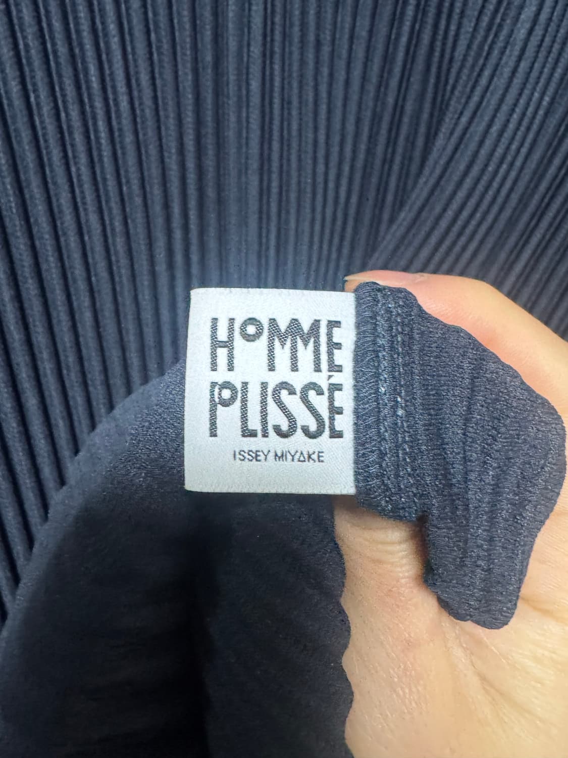 [4] 옴므플리세 베이직 플리츠 폴로 셔츠 상품이미지2