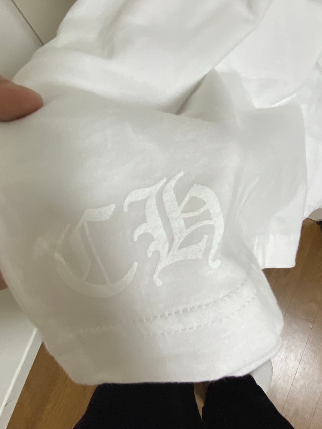 크롬하츠 홀스슈 플로랄 롱슬리브 사이즈 m (풀구성) 상품이미지5