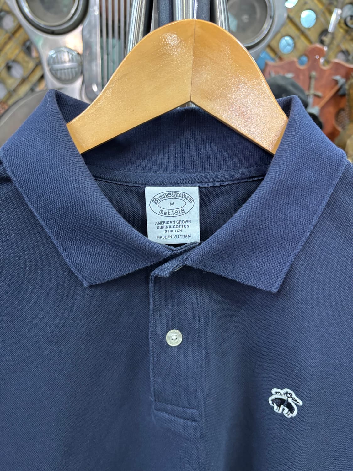 브룩스 브라더스(Brooks Brothers)네이비 폴로 셔츠 상품이미지2