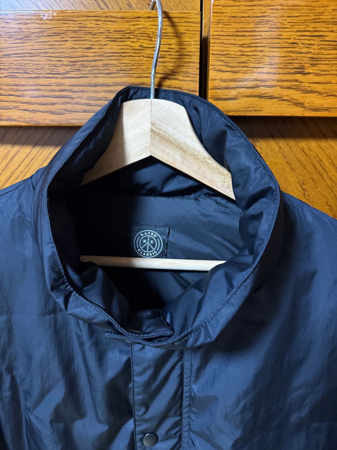 포터 클래식 쉰 나일론 다운 재킷 블랙 2 상품이미지6