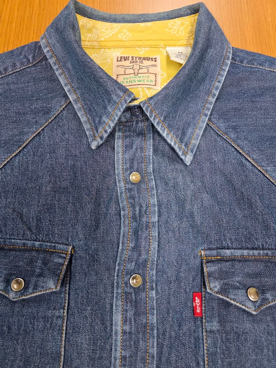 리바이스 어센틱 진웨어 웨스턴 셔츠 상품이미지2
