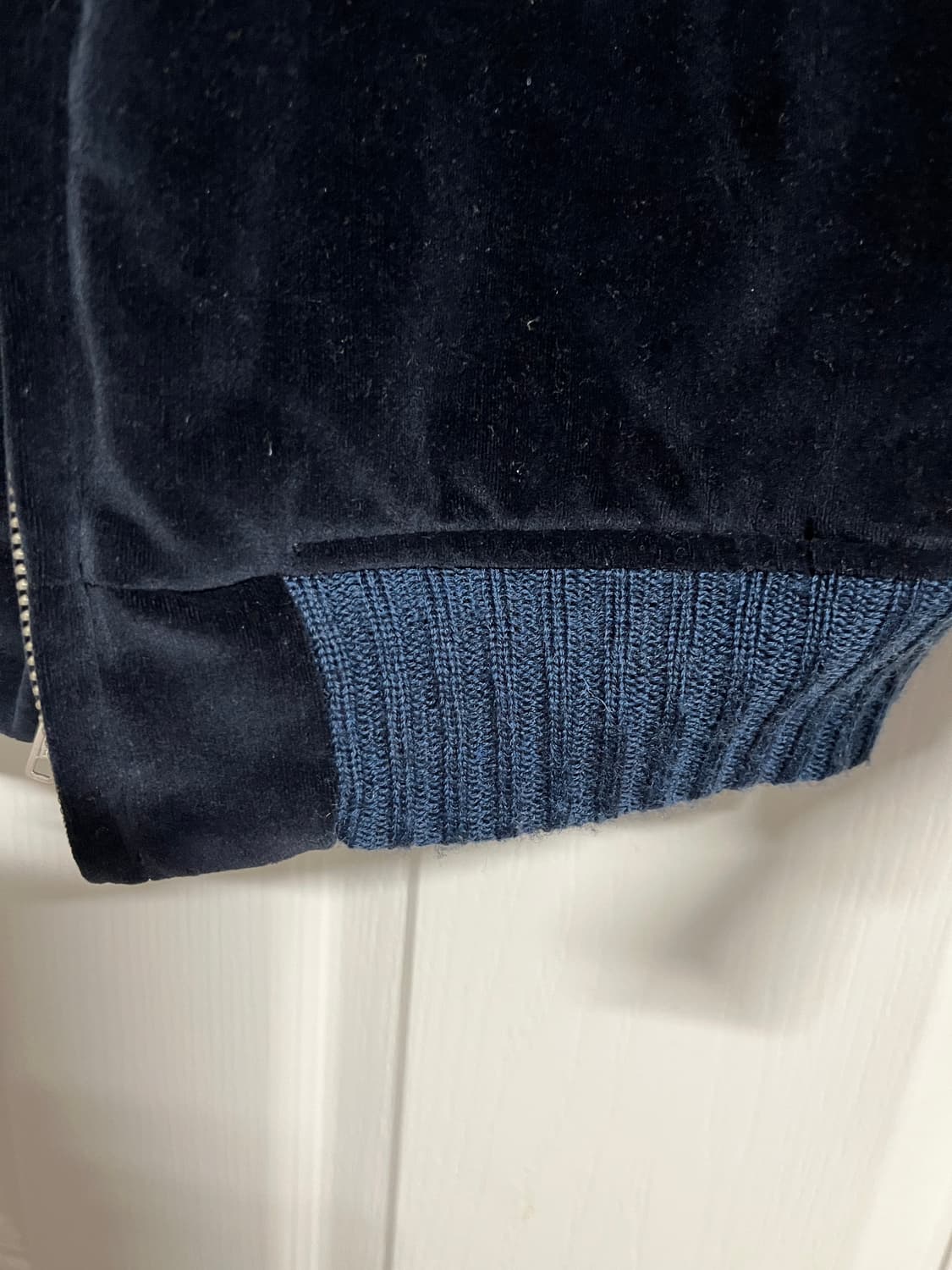 Unused 언유즈드 리버시블 벨벳 벨루어 자켓 상품이미지4