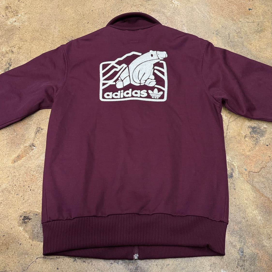 아디다스 버건디 져지 트랙탑 95 상품이미지4