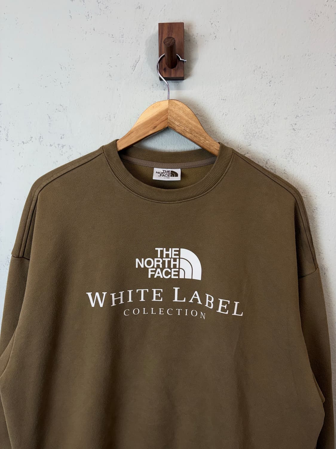 노스페이스 화이트라벨 컬렉션 브라운 스웻셔츠 상품이미지2