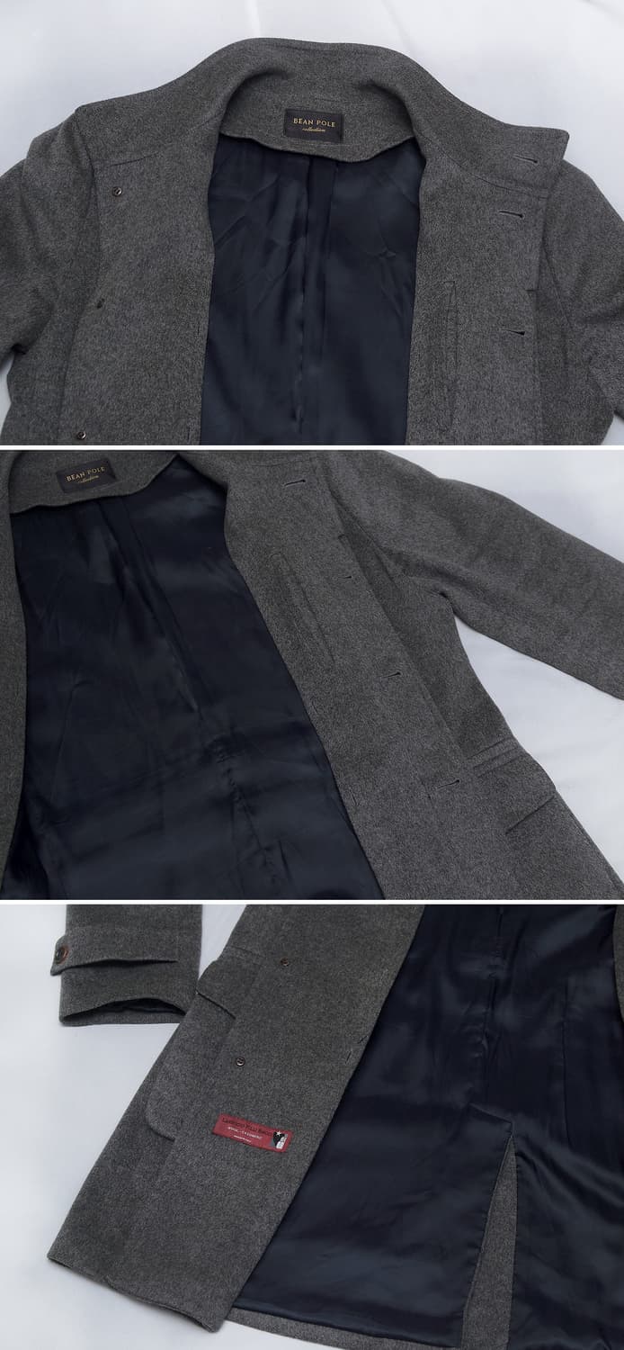 빈폴 컬렉션 이탈리안 캐시미어 하이넥 스탠카라 코트 (100-105) 상품이미지6