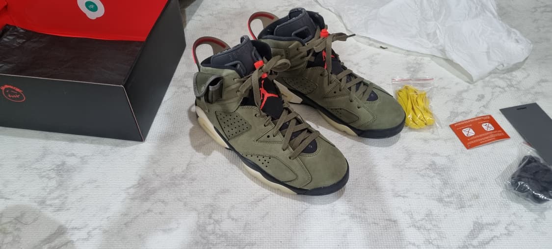 나이키 에어조던 6 트래비스 스캇 올리브 270 상품이미지2