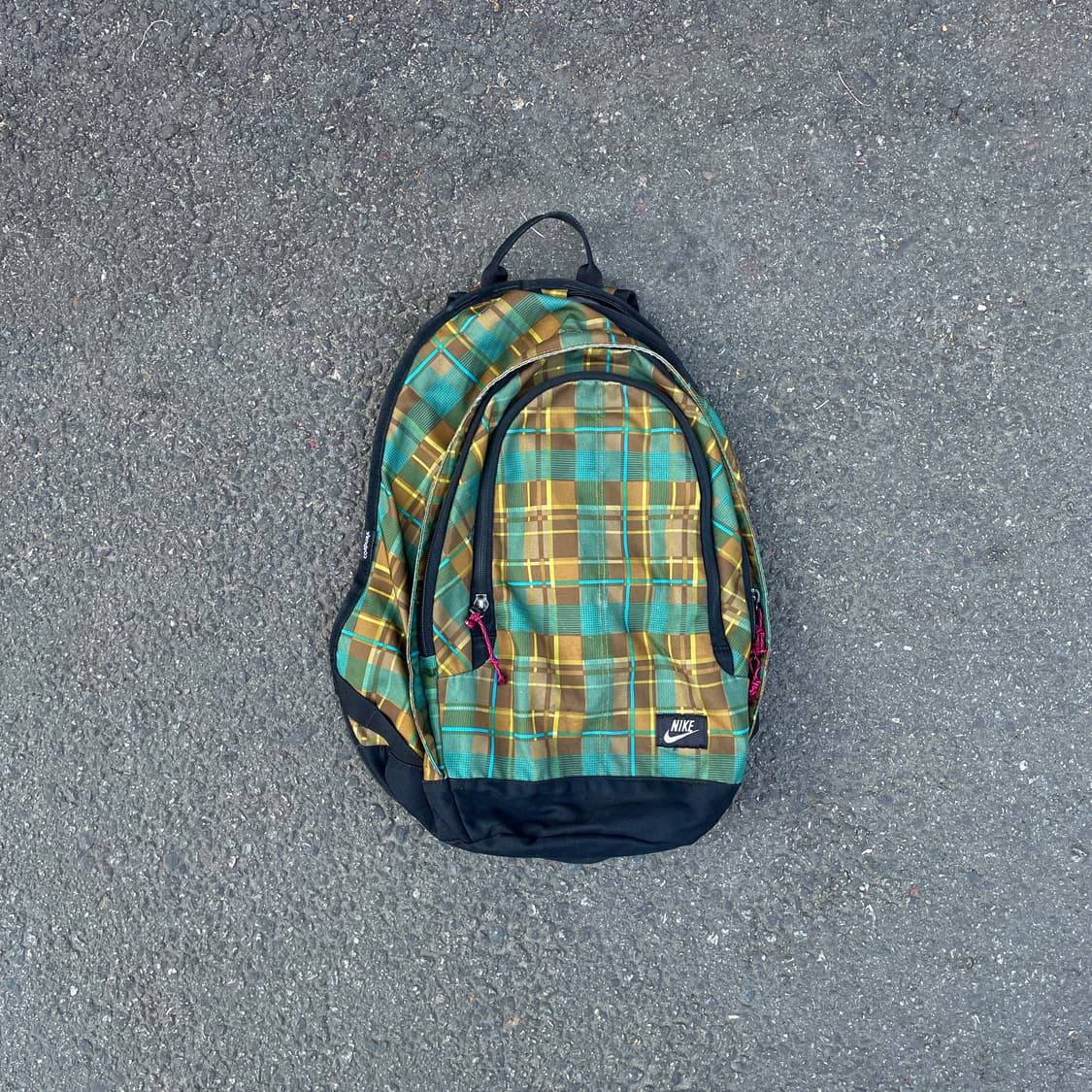 나이키 단종 모델 헤이워드 초판 타탄 체크 올드스쿨 백팩 가방 상품이미지2