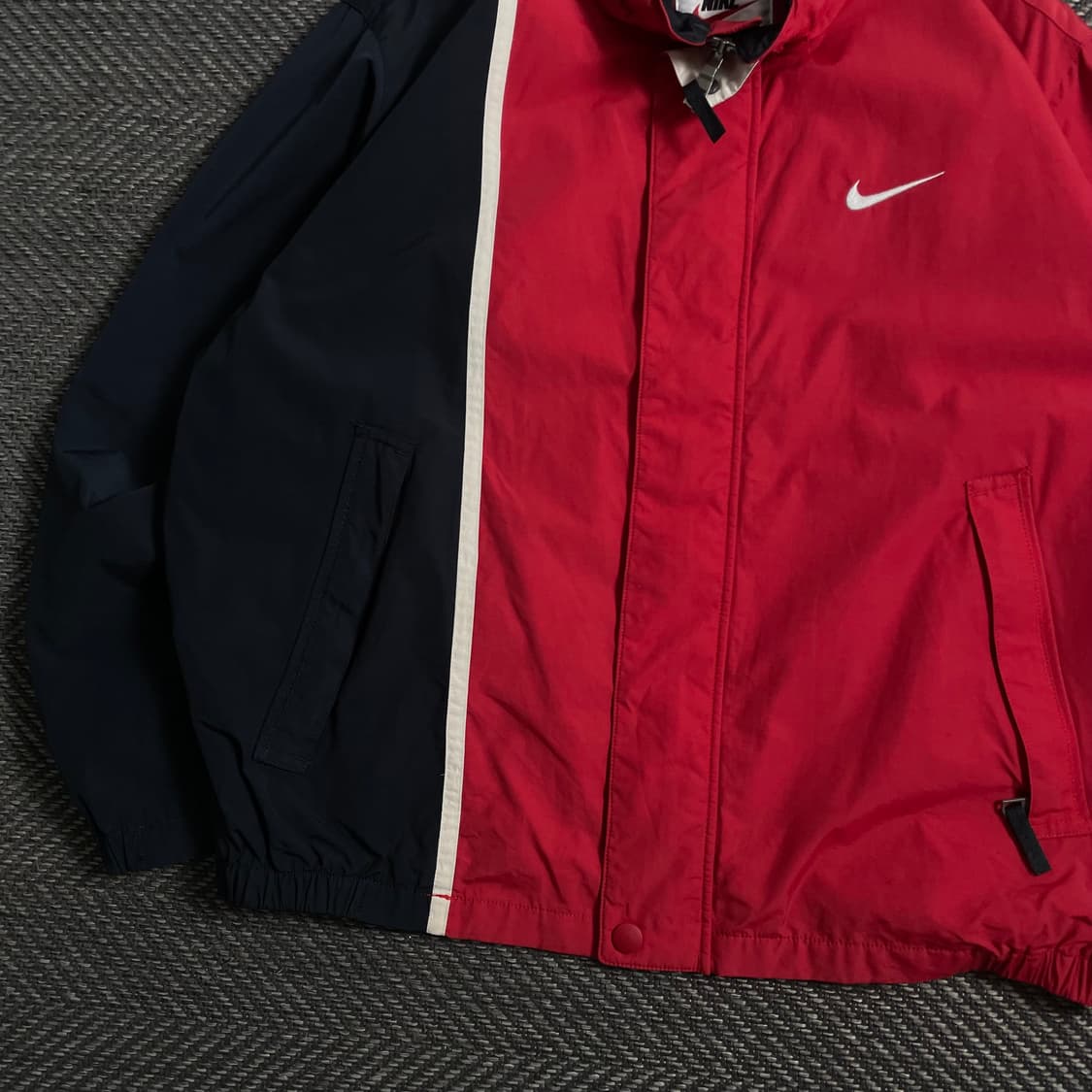 90s 나이키 올드스쿨 스우시 박시핏 배색 바람막이y 4366 상품이미지4
