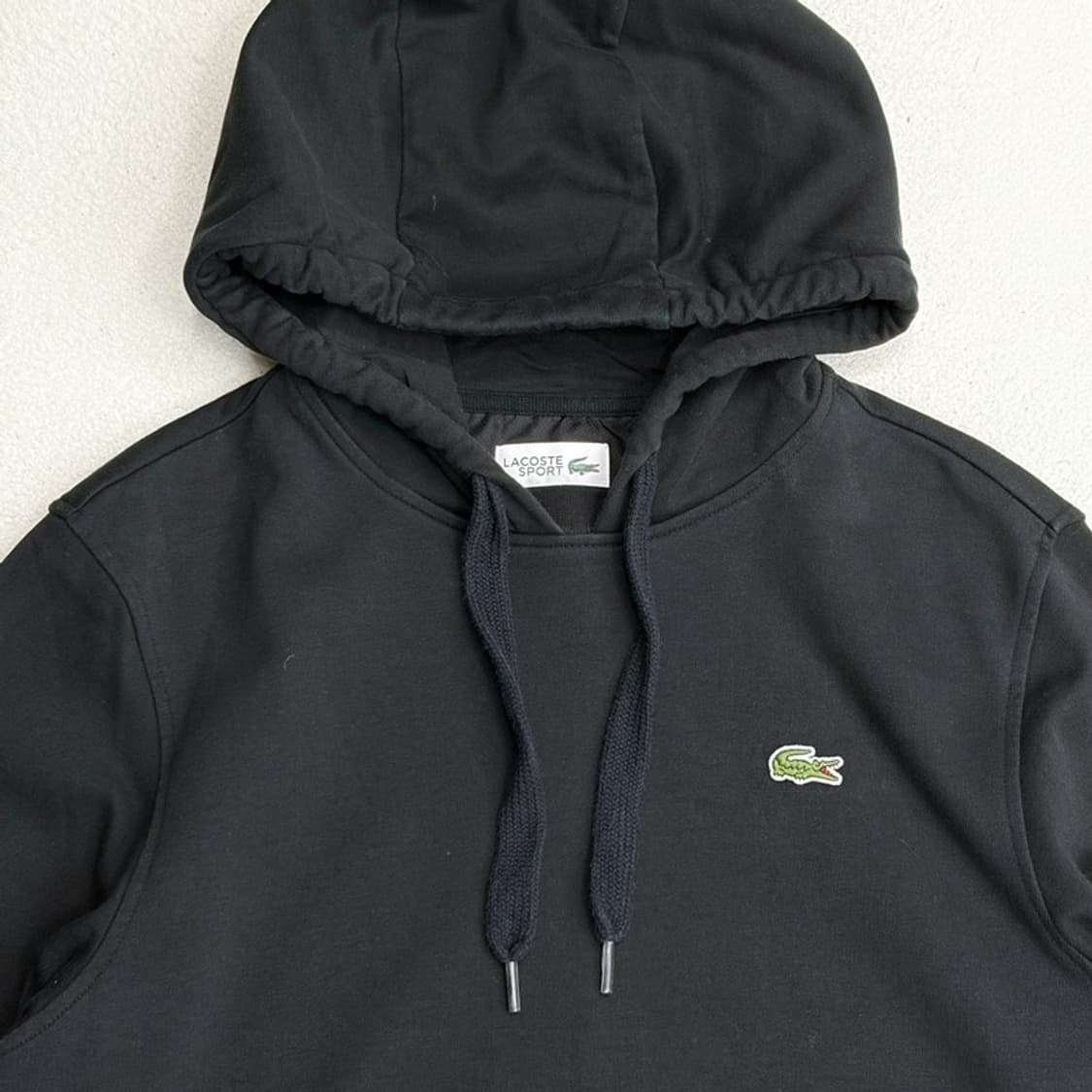 LACOSTE 레귤러 핏 저지 후드티 M 상품이미지3