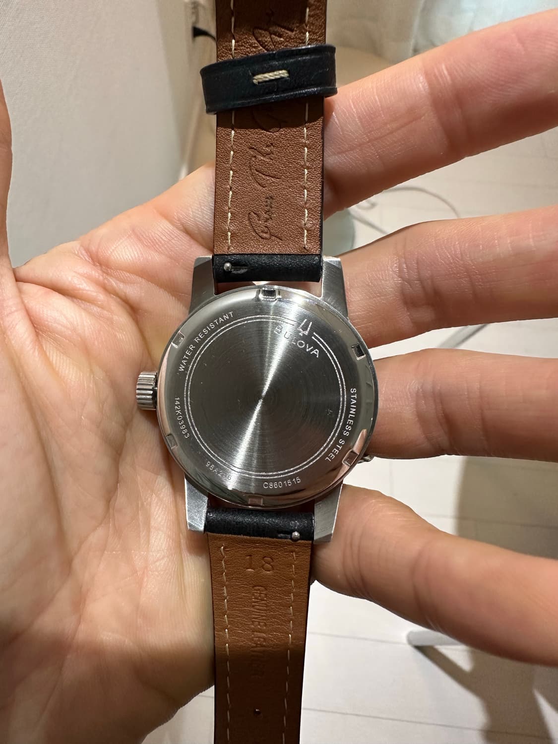 오토메틱 카키필드워치 Bulova 부로바 38mm 상품이미지9