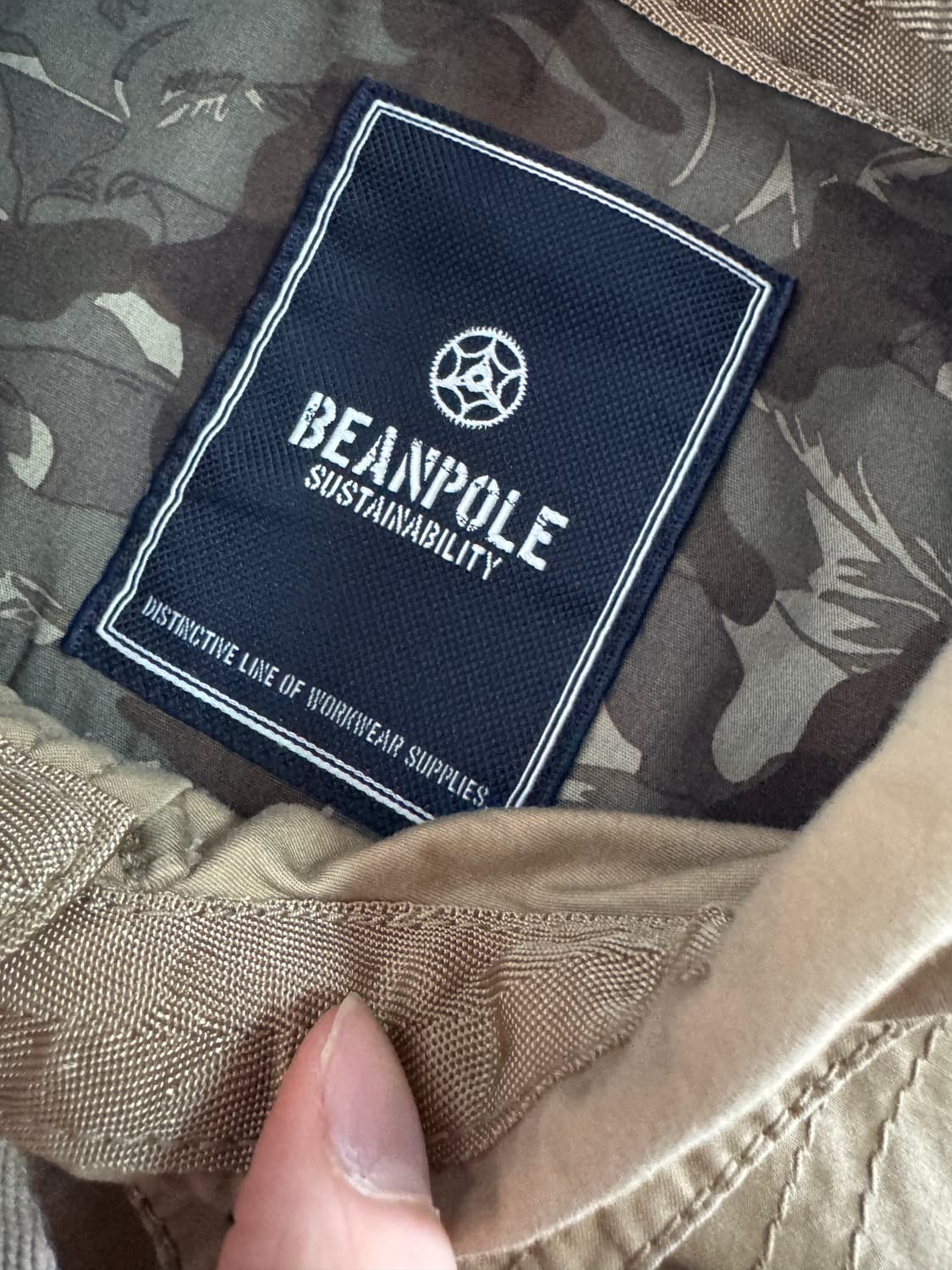 beanpole 빈폴 와팬 야상 숏 자켓 L 베이지 상품이미지3