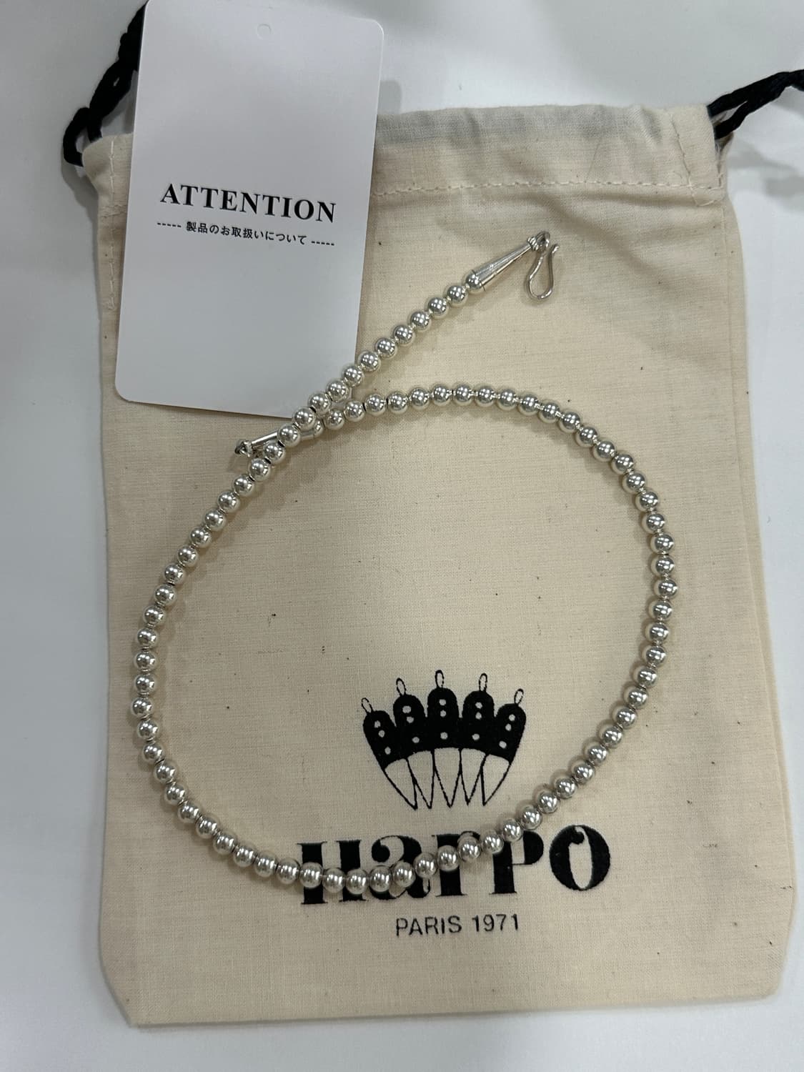 아르포 파리 목걸이 [실버 비드 체인] harpo paris 상품이미지4