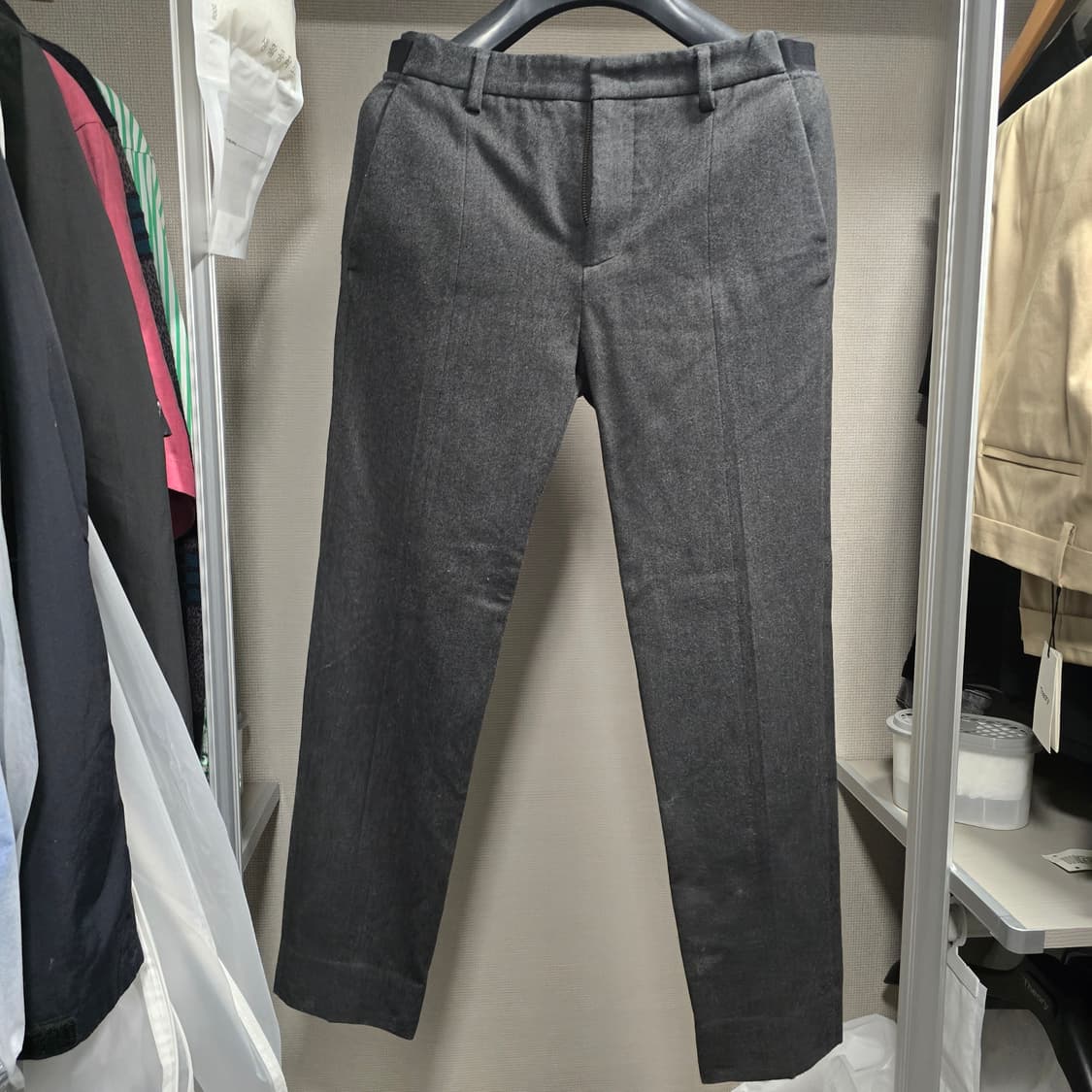 타임옴므 차콜 밴딩 슬랙스 78 상품이미지1