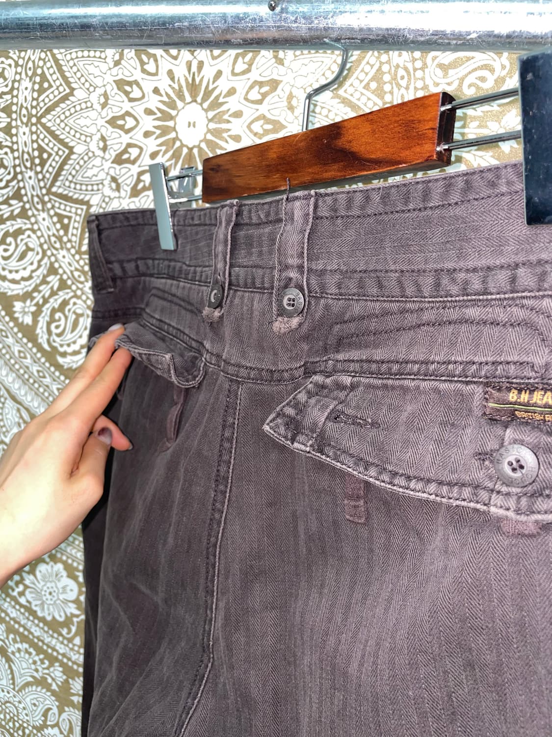 베이직하우스 더블니 퍼티그팬츠 상품이미지6