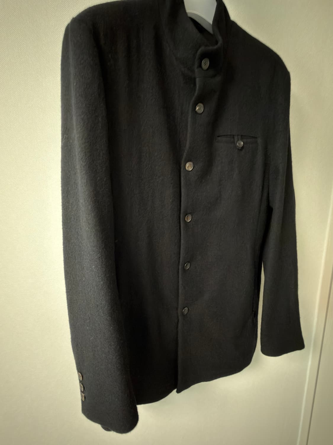 해칭룸 스탠드카라 코트 상품이미지1