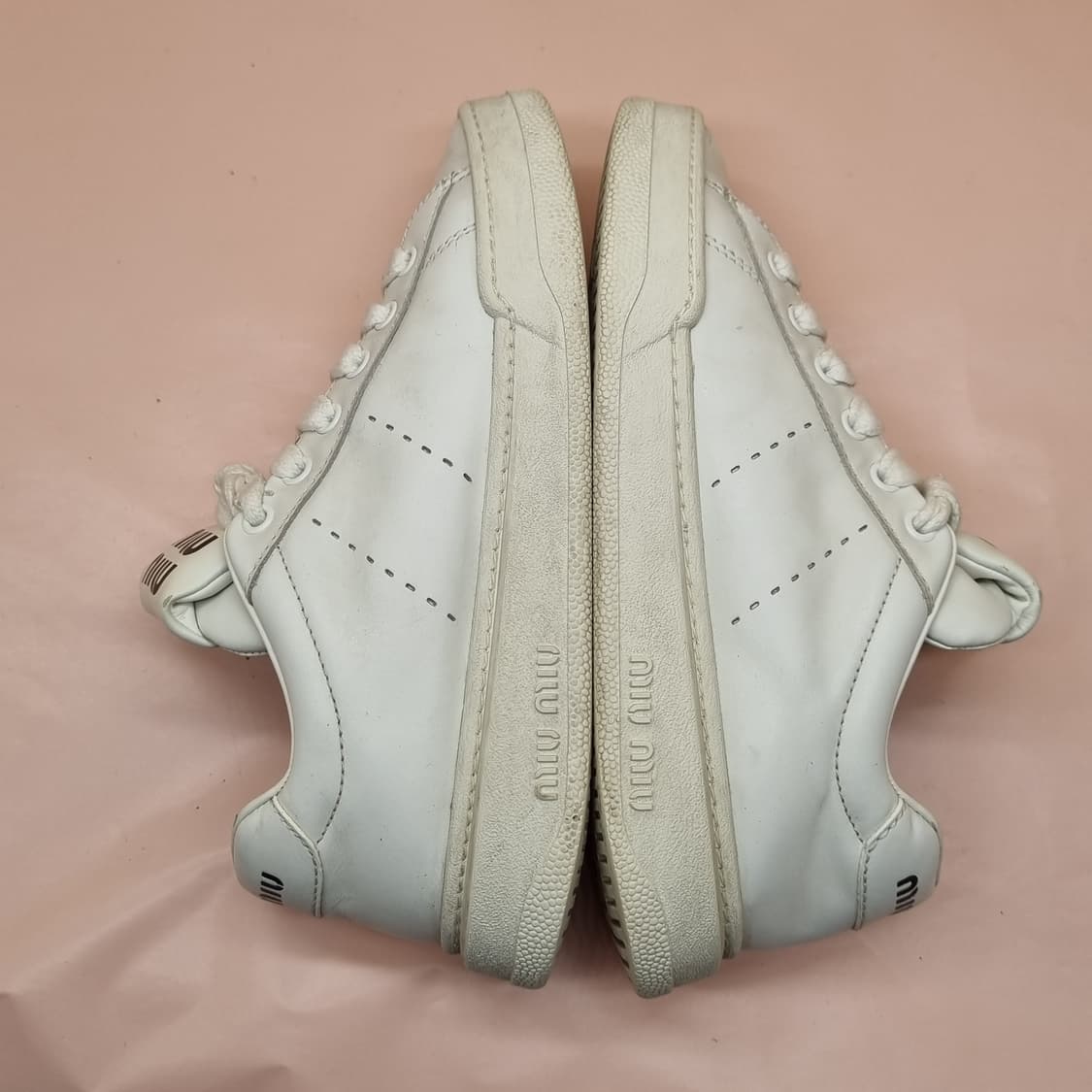 Miu 레더 여성스니커즈36 220 상품이미지5