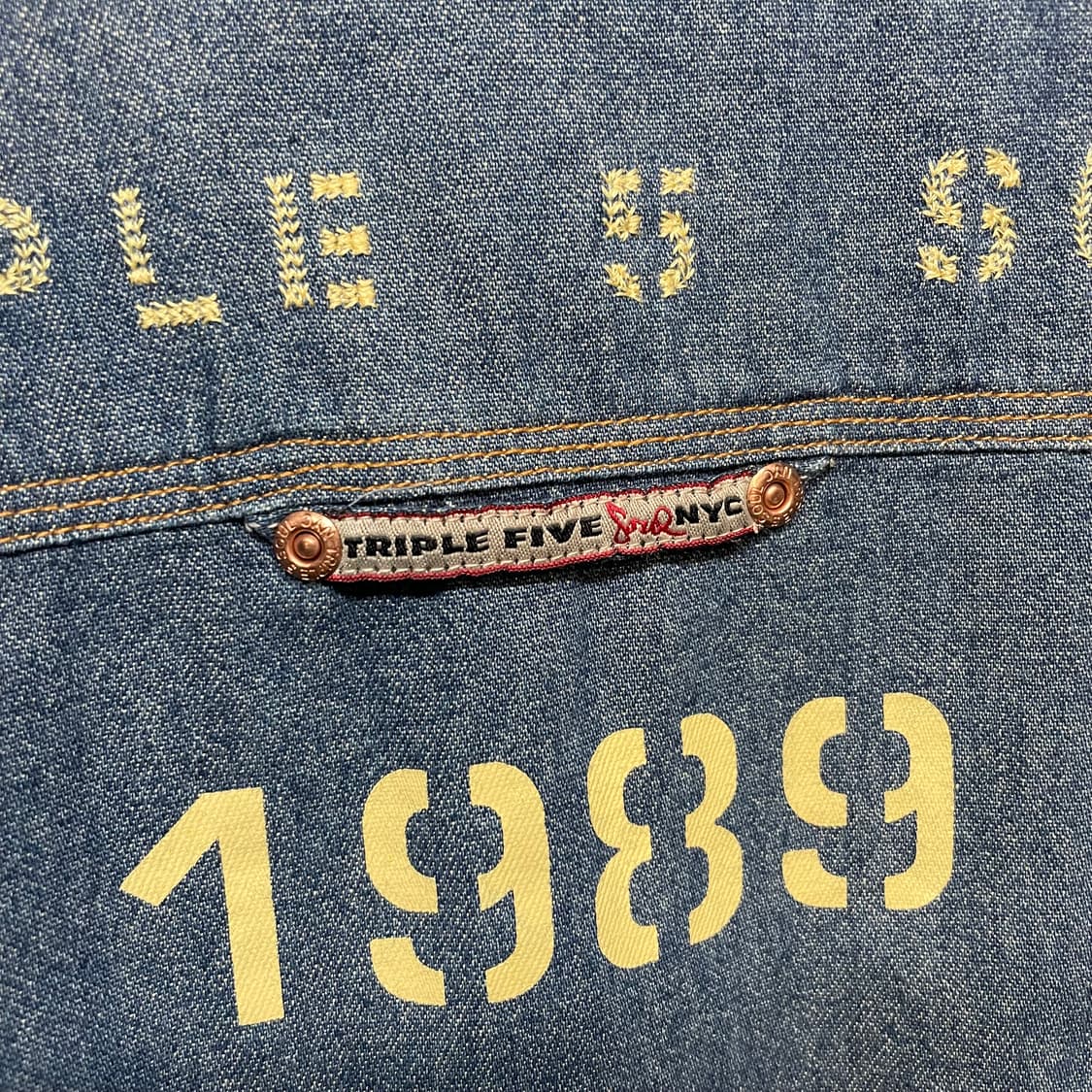 1990s 555SOUL USA 데님 셔츠 상품이미지6