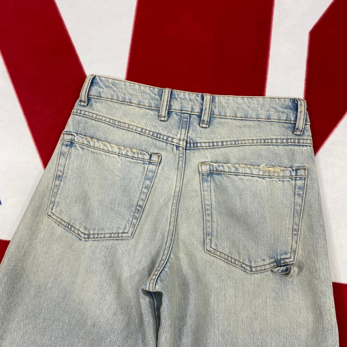 자라 멀티포켓 와이드 데님 카고팬츠 실측29 상품이미지4