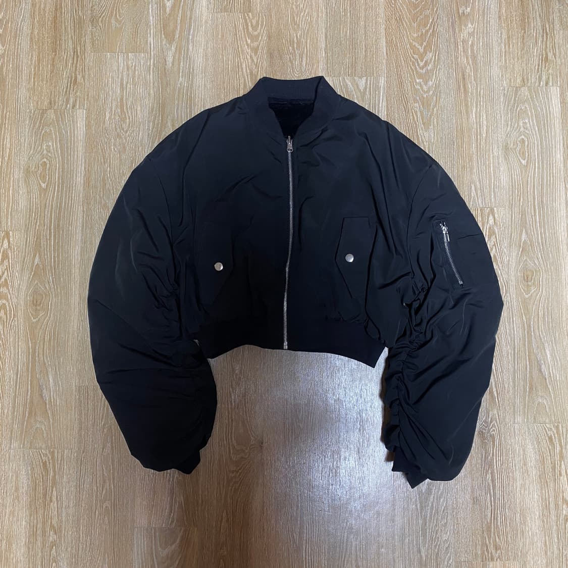 페일제이드 리버시블 퍼 봄버 점퍼 자켓 블랙 상품이미지2