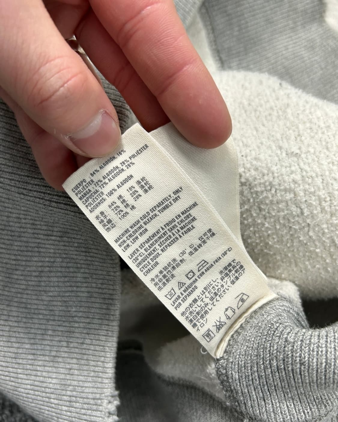 아베크롬비 빈티지 패치로고 후드티 상품이미지10