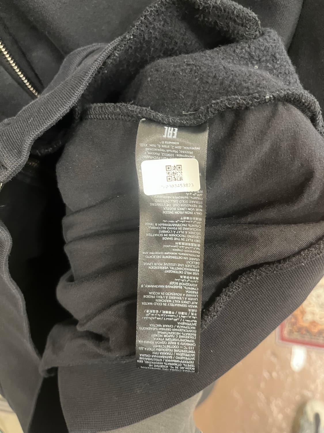 필립 플레인 주니어 레더 패널 후드집업 #csz765 상품이미지8