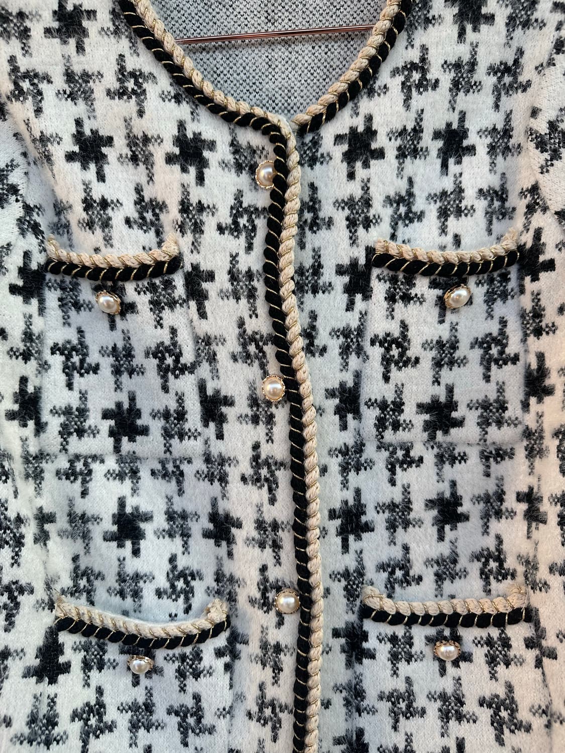  하운즈투스 트위드 체크 자켓 상품이미지3