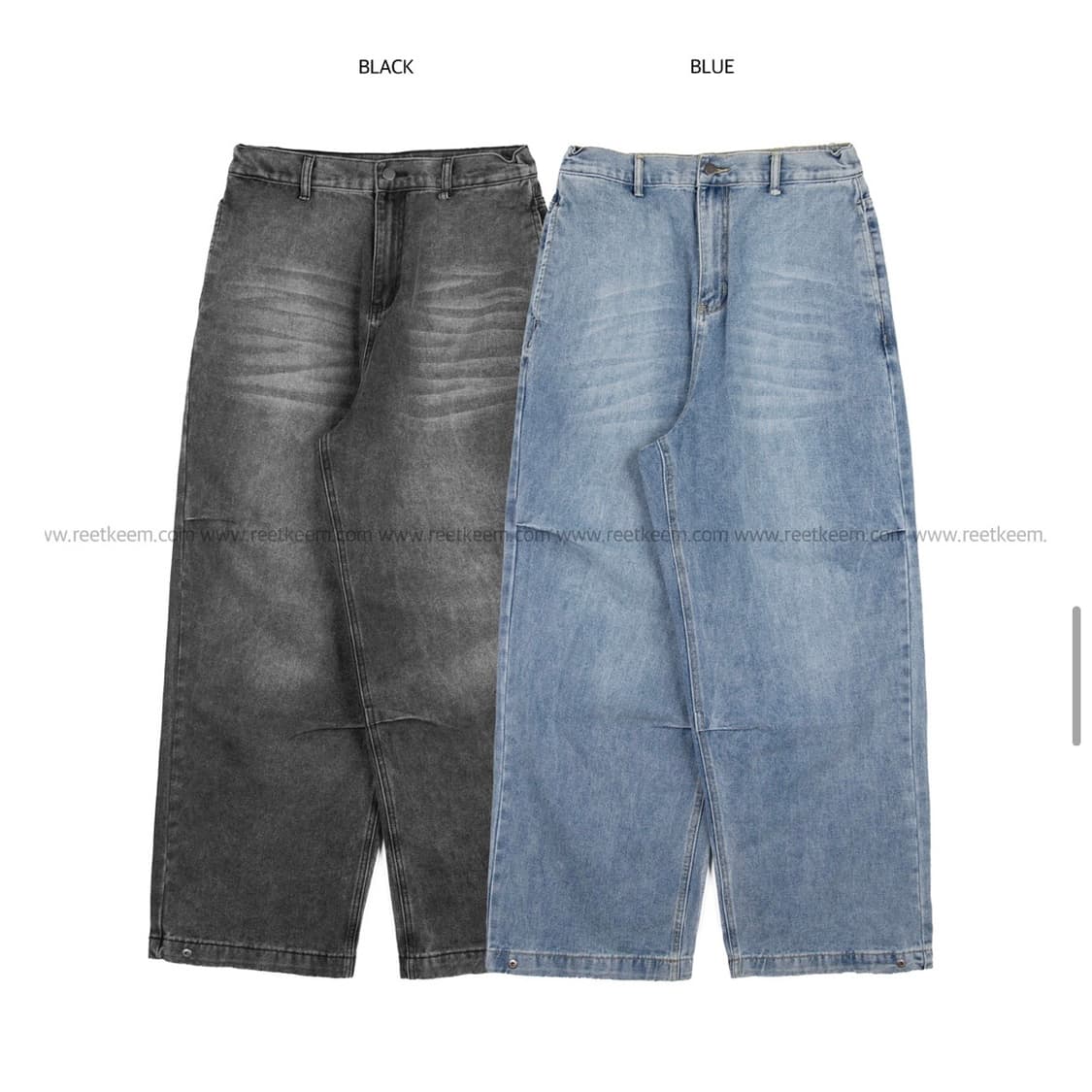 릿킴 REETKEEM PARACHUTE BAGGY JEANS 데님 팬츠 상품이미지2