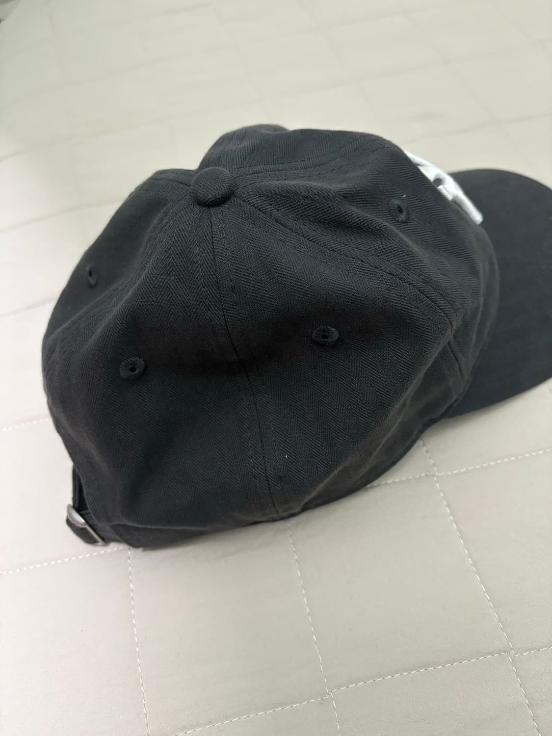 무민서추천) 뉴에라 빈티지 헤링본 언스트럭쳐 볼캡 차콜 상품이미지4