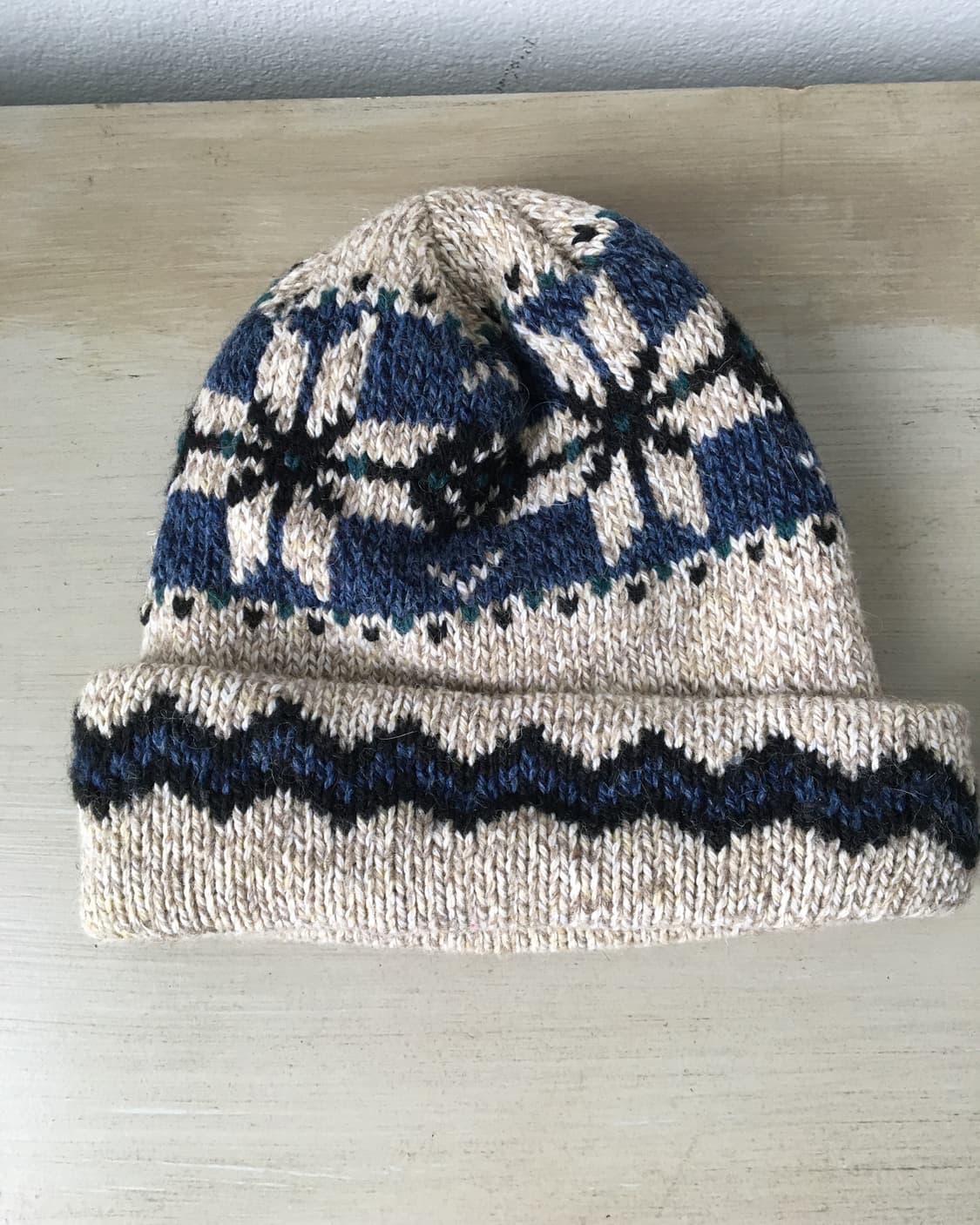  snow pattern knit beanie 상품이미지4
