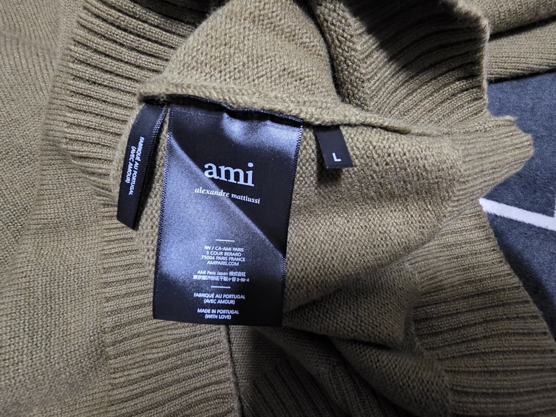 아미 인타르시아 빅로고 니트 상품이미지5