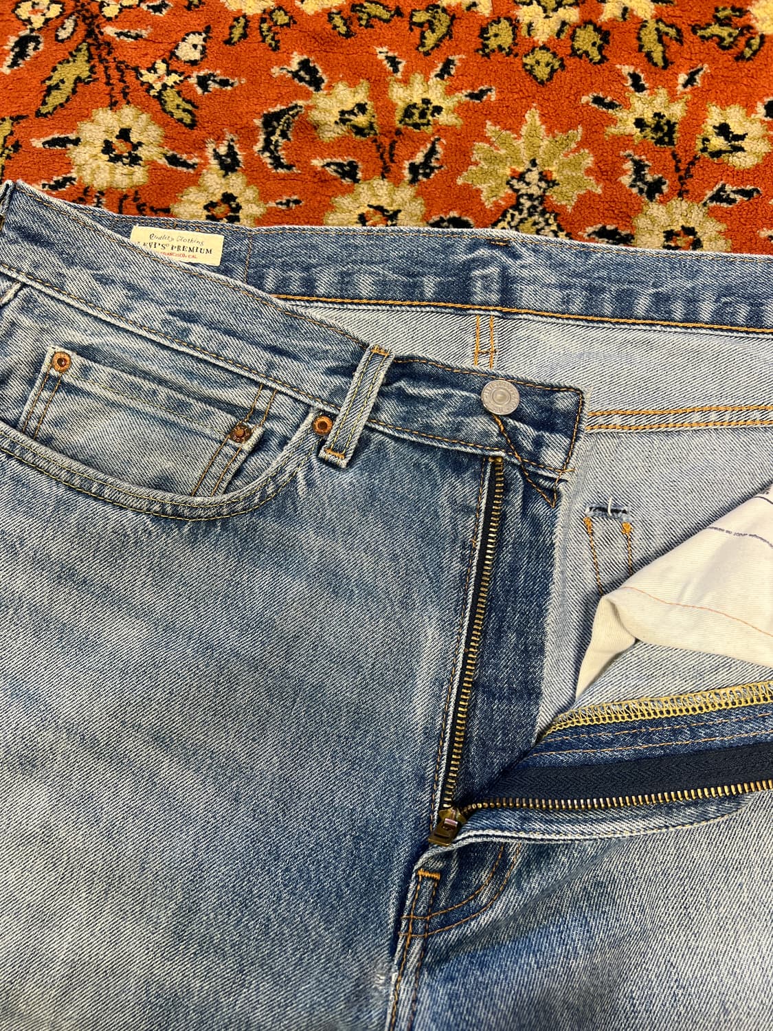 [34] 리바이스 568 프리미엄 빅E 루즈 스트레이트 데님 상품이미지4