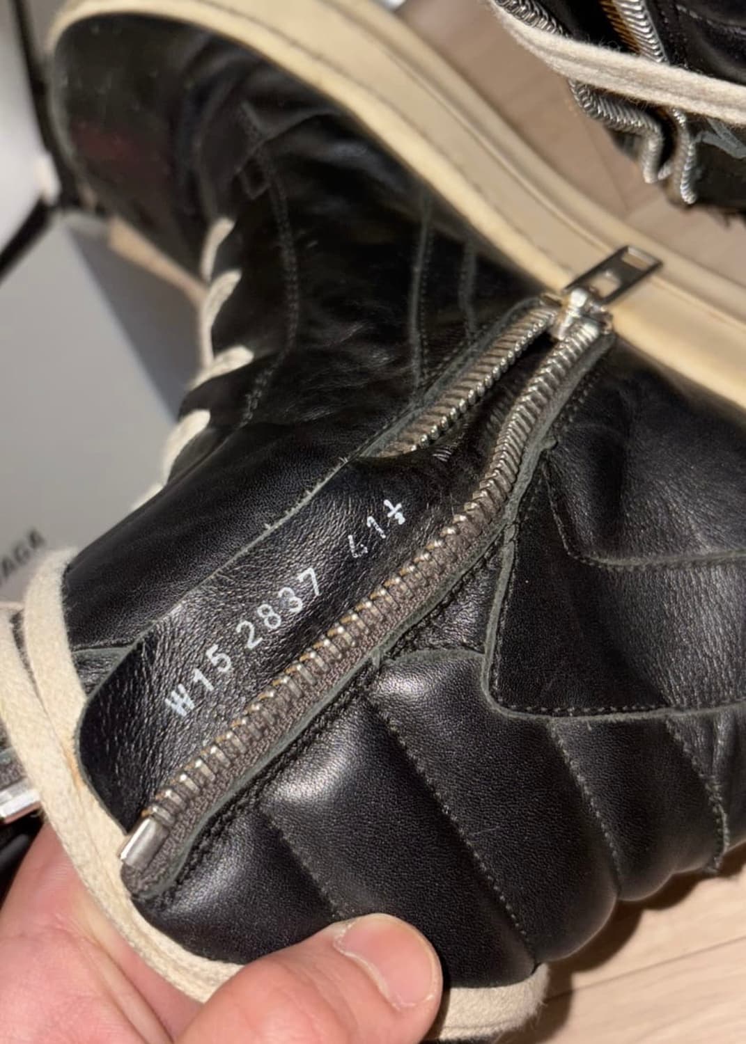 릭오웬스 지오바스켓 검검 41.5 상품이미지5