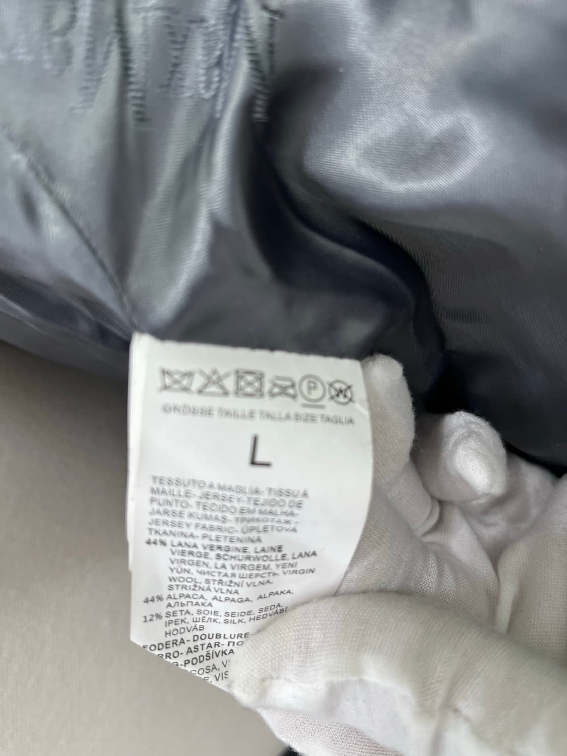 막스마라 테디베어 코트 그레이 L 상품이미지4