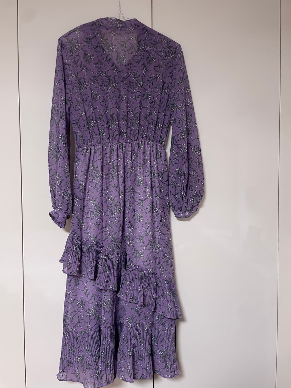 [culture call] 2단 시폰 원피스 (violet) 상품이미지5