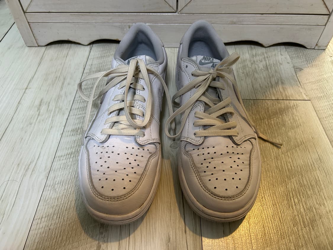 [270] 나이키 에어 조던 1 로우 화이트/그레이  상품이미지2