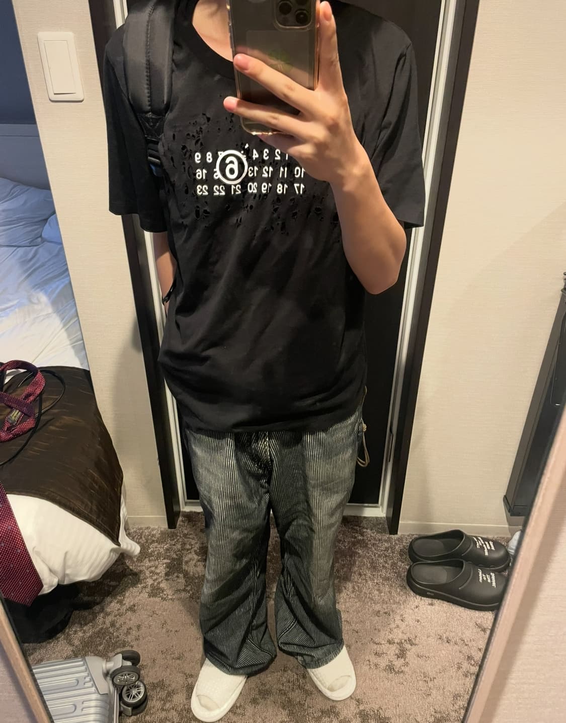 MM6 마르지엘라 디스트로이드 컷아웃 (착샷있음) 상품이미지2