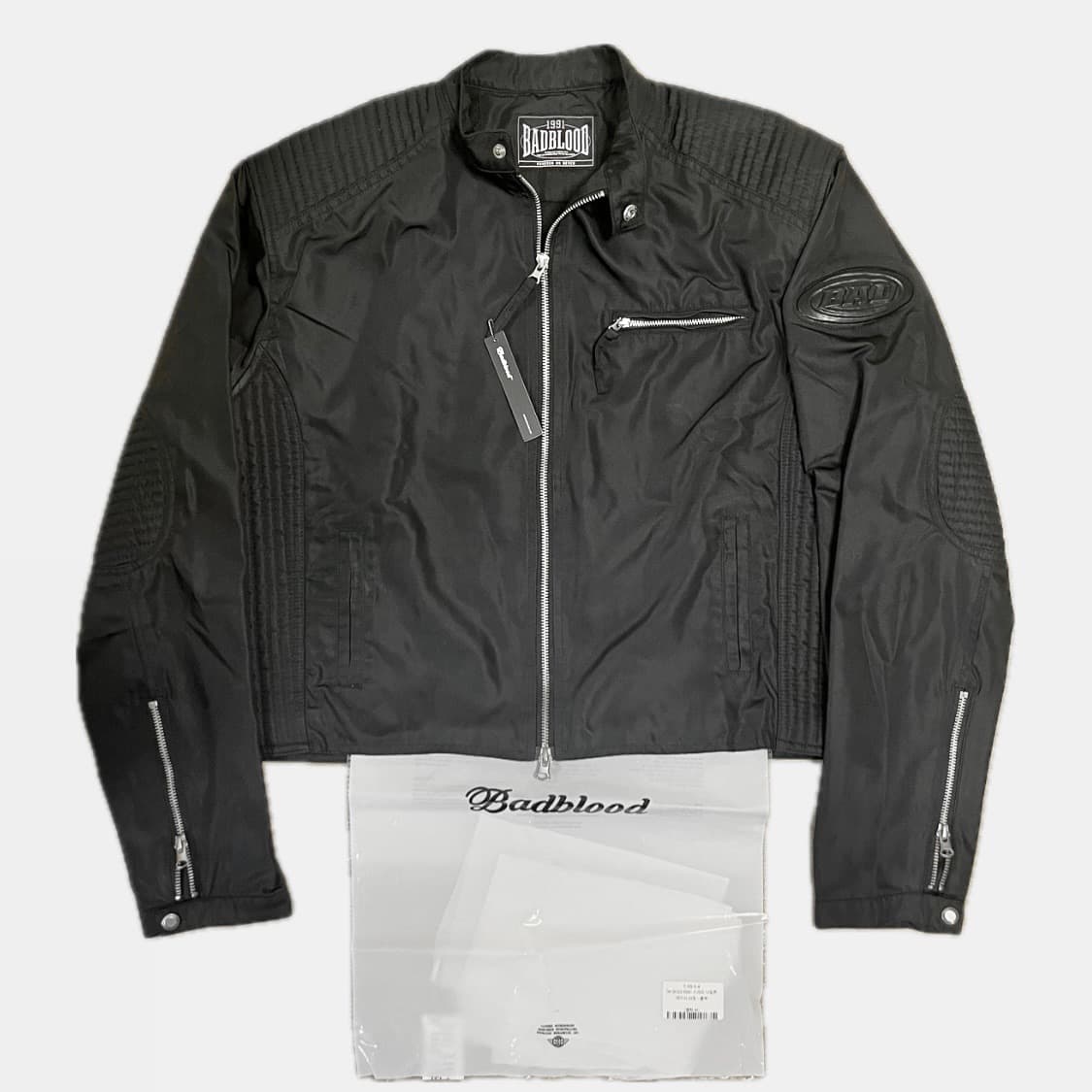 새상품) 배드블러드 스카드 레이서 크롭 바이커 라이더 자켓 상품이미지1