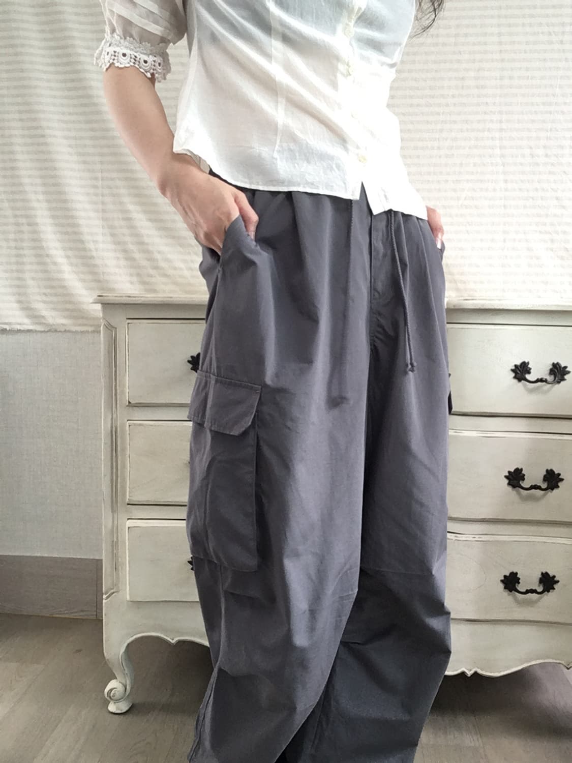 jpn vintage gray cargo pants 상품이미지1