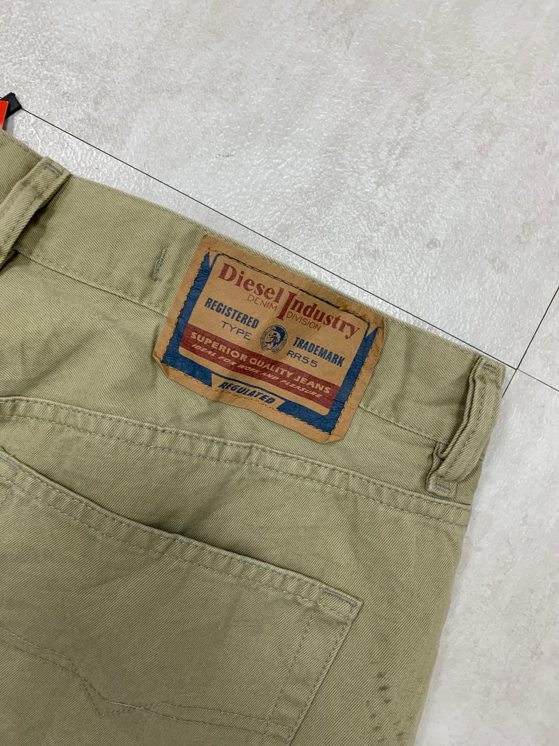 디젤 베이지 코튼 팬츠 #573 상품이미지9