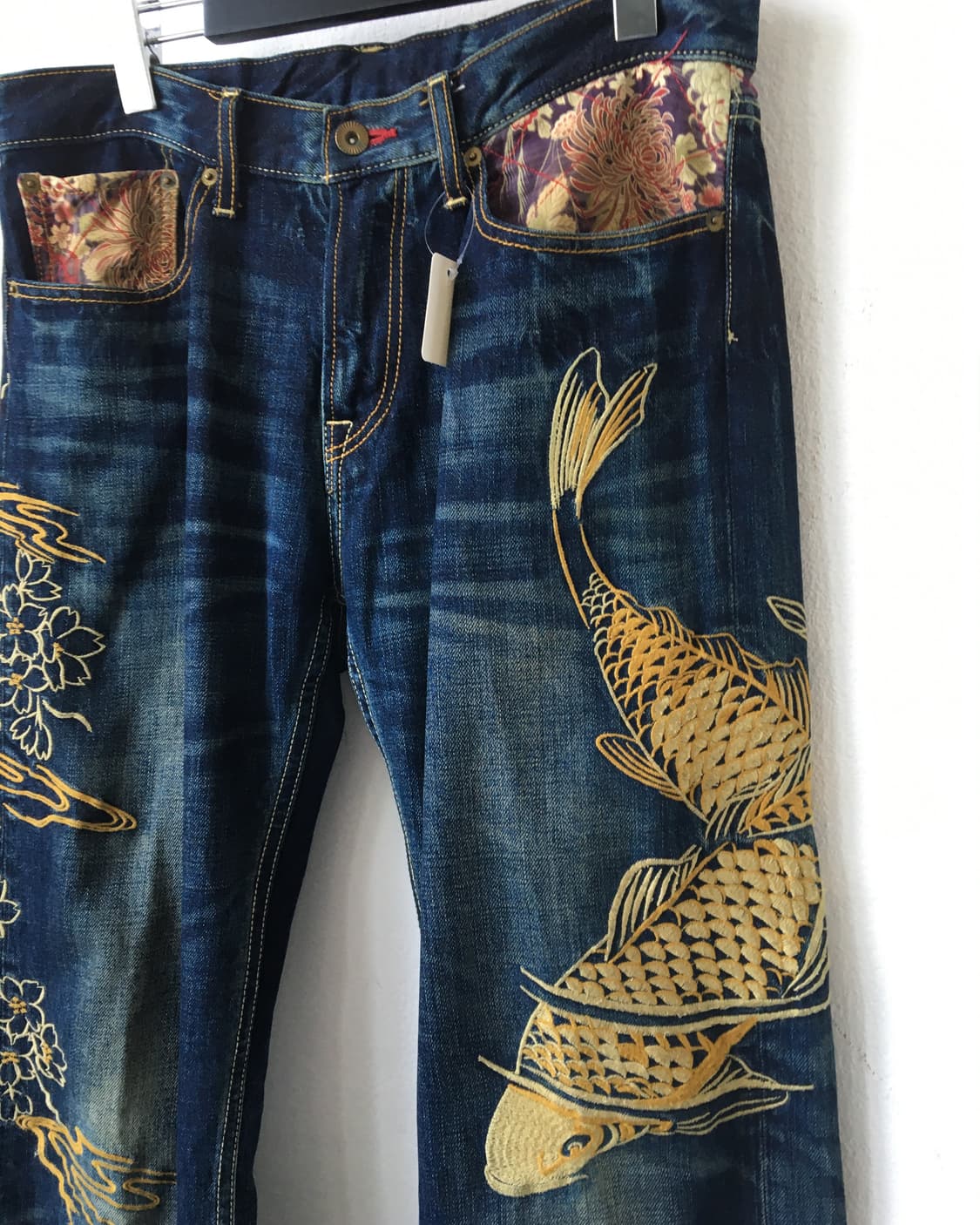 Oriental needle work denim pants 상품이미지5