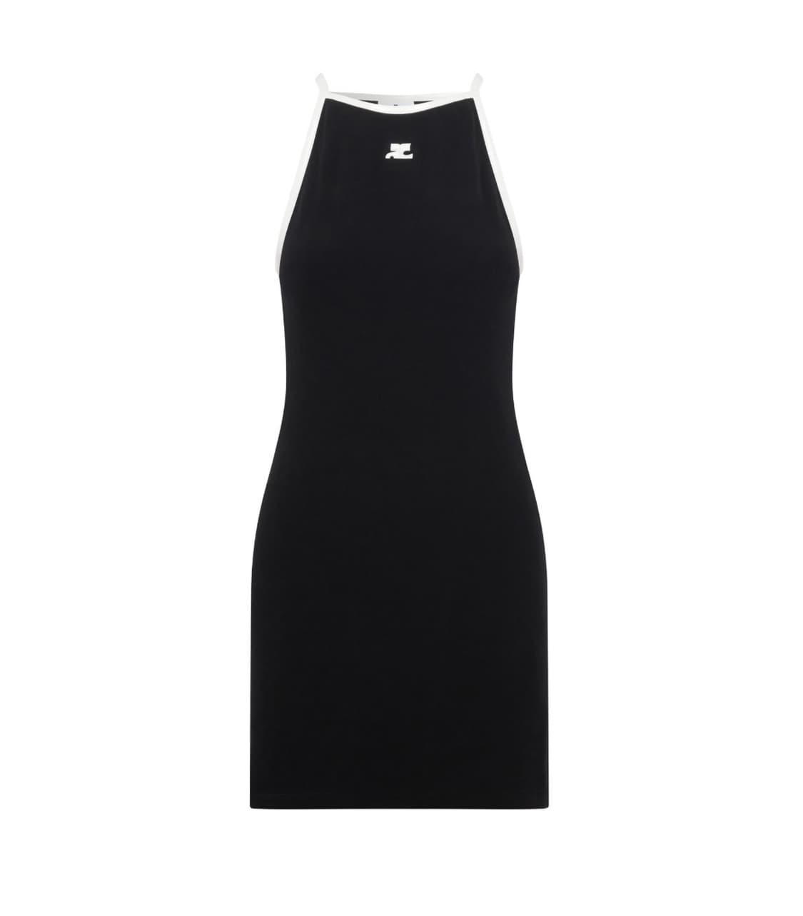 꾸레쥬 콘트라스트 벨벳원피스 0 새상품 courreges velour 상품이미지4